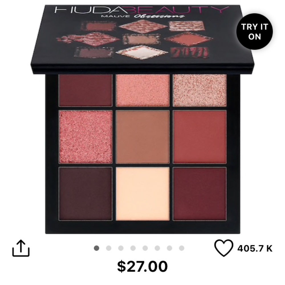 BRAND NEW HUDA BEAUTY MAUVE OBSESSIONS
